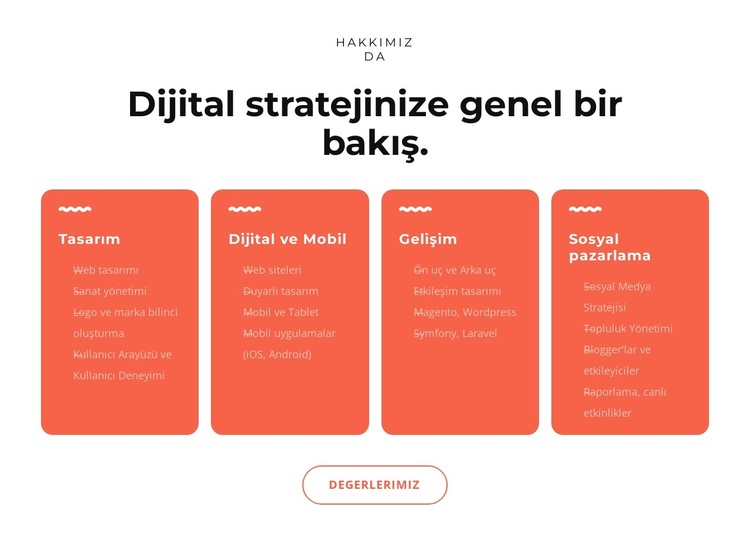 Harika dijital çözümler Web Sitesi Şablonu