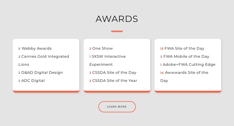 Design studio awards Website Builder Software