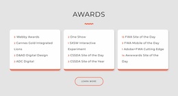 Design Studio Awards - Modern Homepage Design