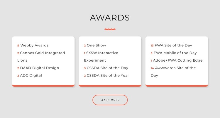 Design studio awards WordPress Theme