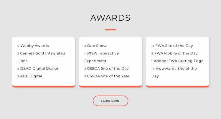 Design studio awards WordPress Website Builder