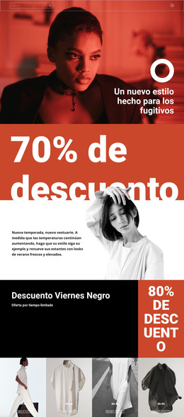 Super Venta De Moda - Descarga De Plantilla De Sitio Web
