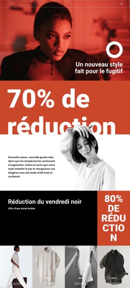 Super Vente De Mode - Conception Réactive