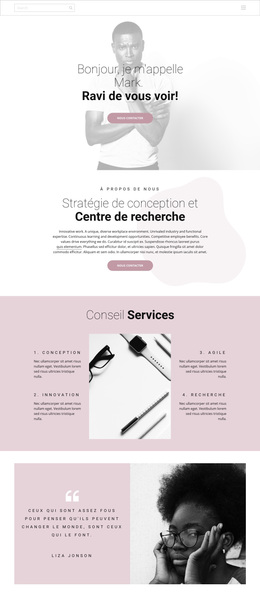 Stratégie De Conception - Thème WordPress Professionnel