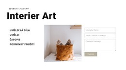 Interiérové Umění – Šablona HTML A CSS