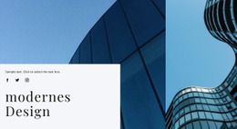 Site-Vorlage Für Modernes Design