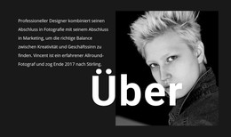 Über Unternehmensförderung - Einfaches Website-Design