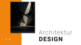 Architektur-Design - Modernes Website-Modell