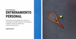 Entrenamiento Personal - Plantilla De Maqueta De Sitio Web