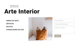 Arte Interior #Css-Templates-Es-Seo-One-Item-Suffix