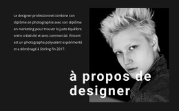 À Propos De La Promotion Commerciale - Conception De Site Web Simple