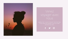 Voyagez Avec Un Guide Personnel - HTML Page Creator