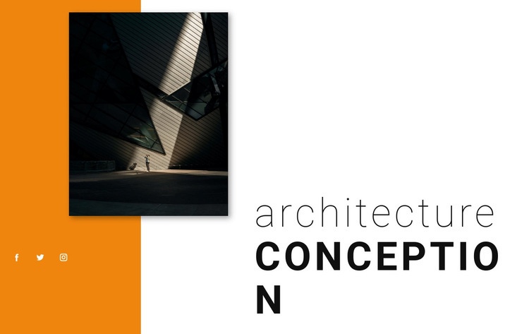 Conception d'architecture Créateur de site Web HTML