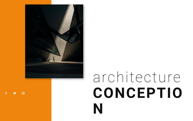 Conception d'architecture Modèle de site Web