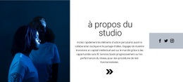 Notre Studio En Social - Site Web Gratuit D'Une Page