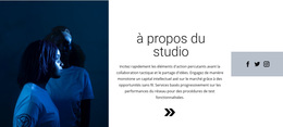 Notre Studio En Social - Thème WordPress Personnalisé