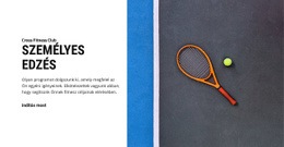 Személyes Edzés – Mobilwebhely-Sablon