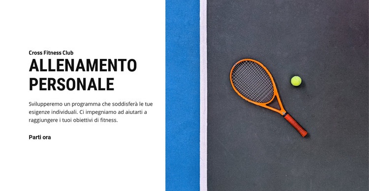 Allenamento personale Modello Joomla