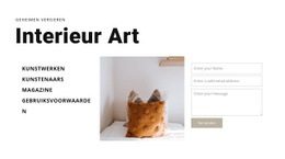 Interieur Kunst - Gratis Sjabloon