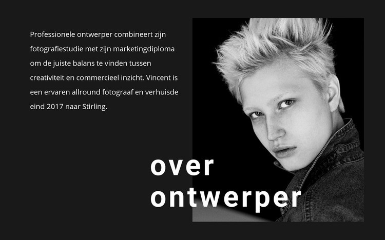 Over bedrijfspromotie Website sjabloon