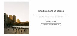 Fim De Semana No Oceano - Website Creation HTML