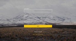 Login On Image Background