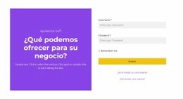 Iniciar Sesión En La Cuenta - Página De Destino Gratuita