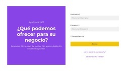 Plantilla De Diseño Gratuita Para Iniciar Sesión En La Cuenta