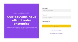 Connectez-Vous Au Compte Site Web De Commerce Électronique