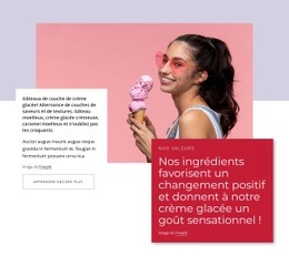 Glace Nature - Meilleur Modèle D'Une Page