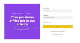 Accedi All'Account - Download Del Modello Di Sito Web