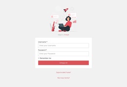 Strona Logowania - Darmowe Szablony Motywów HTML5