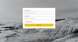 Construtor De Sites Exclusivo Para Página De Login