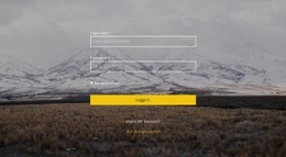 Premiumwebbplatsdesign För Logga In På Bildbakgrund
