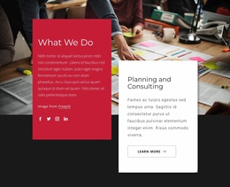 Planning And Consulting - Free Css Theme