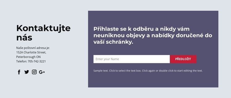 Nikdy nezmeškáte nálezy a nabídky Šablona CSS