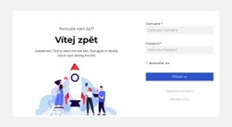 Přejděte Na Svůj Profil – Responzivní HTML5 Šablona