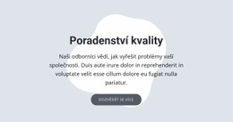 Kvalitní Poradenství - Bezplatná Šablona