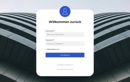 Login Formular - Kreative Mehrzweckvorlage