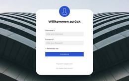 Mehrzweck-WordPress-Theme Für Login Formular