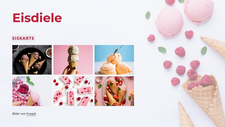 Eisdiele WordPress-Theme