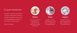 Tortas De Helado: Plantilla HTML5 Personalizada
