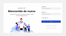 Ir A Tu Perfil - Arrastrar Y Soltar Plantilla Joomla