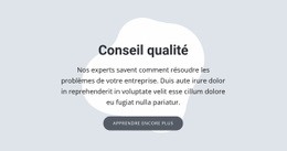 Conseil Qualité - HTML Creator