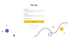 Platformsablon Indítása A(Z) Bejelentkezési Űrlap Számára