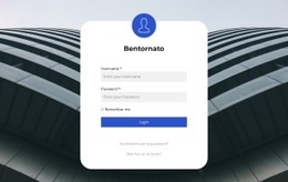 Modulo Di Accesso - Bellissimo Modello HTML5