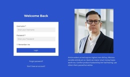 Sign In Form - Responsive Template