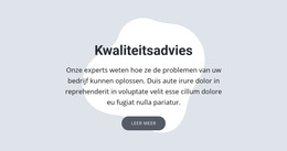 Website-Indeling Voor Kwaliteitsadvies