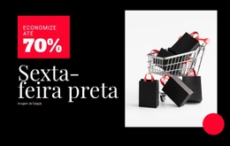 Construtor De Sites Pronto Para Usar Para Preços Da Black Friday