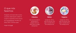 Bolos De Sorvete - Design De Site Gratuito